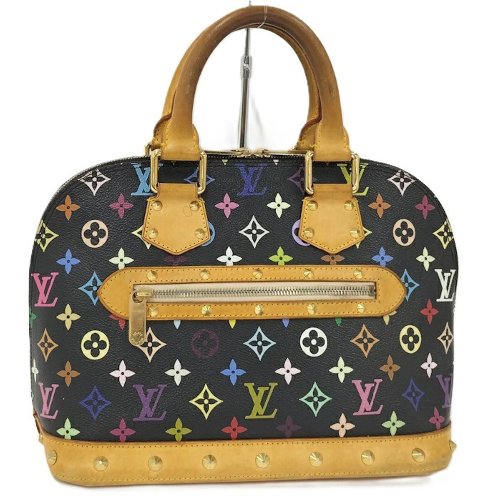 Louis Vuitton Alma Handbag Multicolor Noir Black